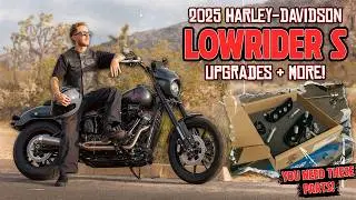 2025 Harley-Davidson Lowrider S Makeover, Panhead Springers, & Riding In Joshua Tree! - Vlog 258