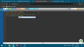 PYTHON PROGRAM ADDING TWO NUMBERS BY TAKING INPUT FROM USER