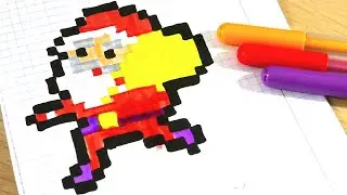 ДЕД МОРОЗ ! РИСУНКИ ПО КЛЕТОЧКАМ - PIXEL ART