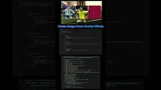 Leman 7: How To Create Image Hover Overlay Effects - Zoom in Zoom Out Image 