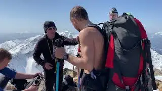 Моменты двух дней. На Борус . Вертикальный км .