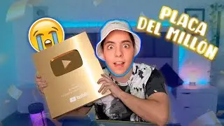 RECIBIENDO mi placa del MILLÓN ⚡ | El Tío Néstor #shorts