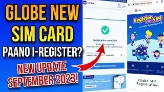 PAANO MAG REGISTER NG SIM CARD GLOBE NEW UPDATE 2024!| HOW TO REGISTER NEW SIM CARD  2024