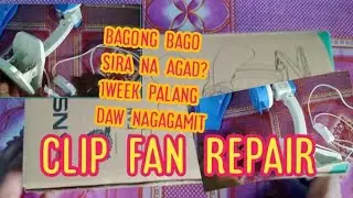 PAANO AYUSIN ANG CLIP FAN? #CLIPFANREPAIR #CLIPFAN AYAW UMANDAR