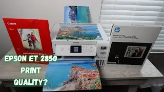 Epson ET 2850 Print Quality Test [AMAZING QUALITY - MUST WATCH]