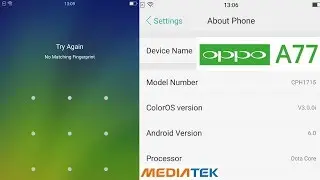 OPPO A77 CPH1715 Pattern,Fingerprint,Pin Lock Remove Done BY inferno unitool.