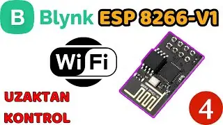 ESP8266 WİFİ MODÜLÜ UZAKTAN NASIL KONTROL EDİLİR / AKILLI EV SİSTEMLERİ PROJESİ 