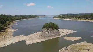 Tower Rock Missouri on Mississippi River