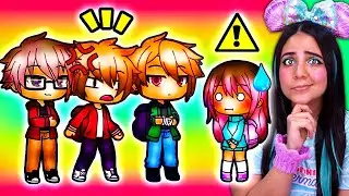 3 BROTHERS and 1 SISTER! 😬😅 Gacha Life Mini Movie Love Story Reaction