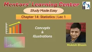 CBSE | NCERT | Chapter 14 | Statistics | Concept of Central Tendency | Mean Direct Method | Lec 1
