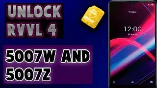 UNLOCK REVVL 4 5007W 5007Z METRO TMO NETWORK UNLOCK