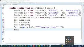List de Objetos en Java lista de Productos como cargar mostrar buscar filtrar