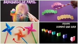 4 Brinquedos de Papel Super Divertidos