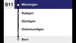 BLS Ansagen • S11 • Thun – Bern