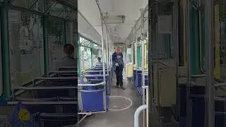 Gotha Linie 1 Mitfahrt zwischen Krankenhaus und Myconiusplatz in TW 222 Schindler BE4/8