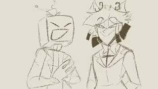 Drink Ice coffee, panic attack. // Vox animatic // Hazbin Hotel