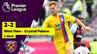 West Ham United FC vs Crystal Palace FC 2 2 Highlights   Premier League 2021 2022 720P HD