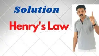 Henry's Law/Solution/AJT Chemistry/Malayalam
