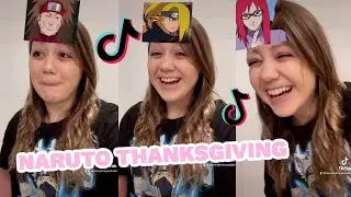 Naruto Filter Thanksgiving and Black Friday TikTok Compilation | Lauren Jane