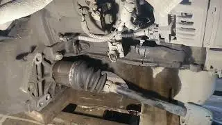 Опель корса, жесть в гараже