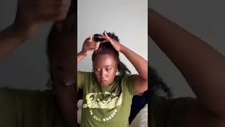 Messy Bun Tutorial for Fine Natural Hair