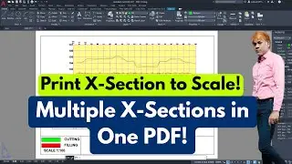 Best Way to Print X-Sections in Scale & Combine Multiple X-Sections in One PDF