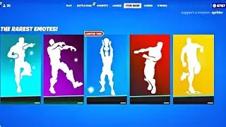 The rarest Fortnite emotes! 2025