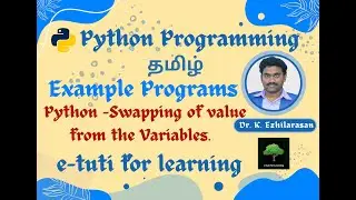 12. Python program for Swapping.