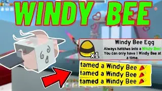 HOW TO GET *FREE* WINDY BEE (Easy)🌪️ |Bee Swarm Simulator *2022 UPDATED*