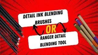 Detail ink blending brush or Ranger Detail blending tool