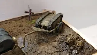 Diorama aus alten Modellen