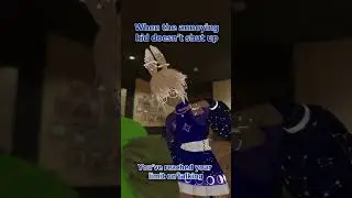 When the annoying kid doesn't stop talking  #vtuber #vrc #anime #vrchat #vrchatfunny
