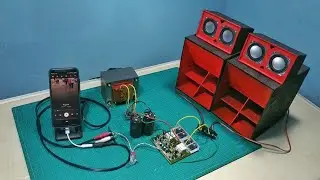 How to make a power amplifier with a 150 watt Stereo OCL Kit
