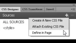 How To Attach CSS and JavaScript Files With HTML using Dreamweaver