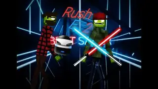 Rush E 2 в Beat saber!!!!!!       VR в melon playground!!!