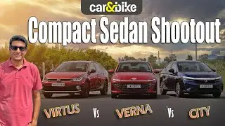 Hyundai Verna Vs Volkswagen Virtus Vs Honda City: Compact Sedan Showdown
