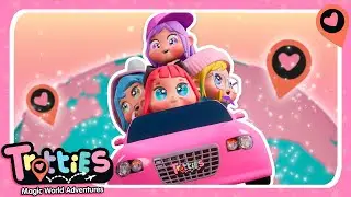Le premier voyage des TROTTIES 🌸  Poupées avec des pouvoirs magiques   ✨ Dessins Animés 🌍