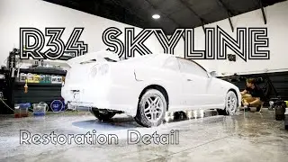 R34 Skyline straight from Japan - Restoration Detail