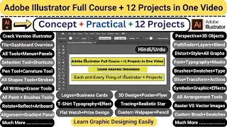 Adobe Illustrator Full Course in Hindi | Complete Graphic Designing