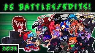 ALL MY 2021 BATTLES/EDITS - Friday Night Funkin!
