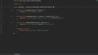Check for Network Availability in Android with ConnectivityManager