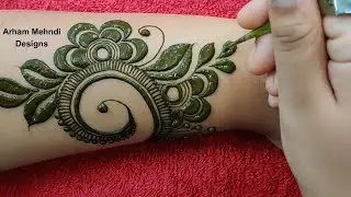 EID 2025 Special Mehndi Design || New Simple Easy Mehndi Design for Hand || Arham Mehndi Designs