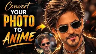 Convert your photo to Anime in 40 second.