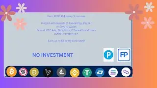 Earn  Free $$ Every 5 minutes Earning Website Instant Withdraw Make Money Online Earnbitmoon.club