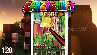 🔥CrazyCraft Modpack For Minecraft Pe 1.20+ | Minecraft Crazycraft Mcpe