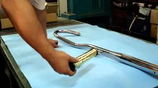 New exhaust pipe for the New Cruzzer Motorbikes