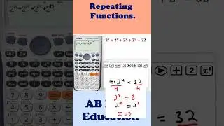 How to Solve Repeated function Equations by calculator ||Expressions #mathhack #satmathprep #maths