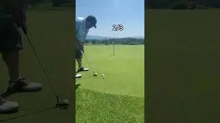 Day 1 of Putting Right as a Lefty #pullthepin #golf