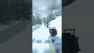 SKIING in COD Zombies? #shorts  #callofduty