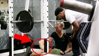 BREAKING BONES AT THE GYM PRANK!! (GYM FAILS)